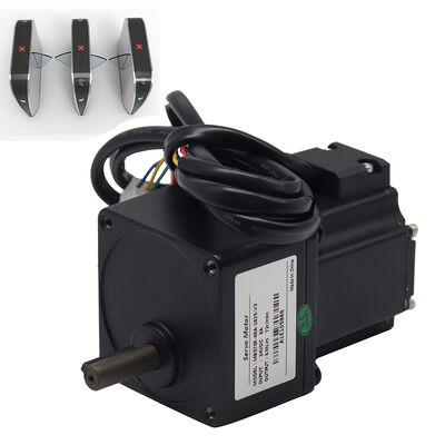 24V 40W Brushless DC Servo Motor dengan Gear Reducer 1:25 untuk Turnstile Otomatis