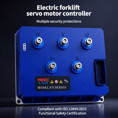24V~96V RS485 CAN IP67 SGS Fungsi Keamanan Sertifikasi Pengontrol Forklift Listrik, Penghematan Energi Dan Pengemudi Efisiensi Tinggi