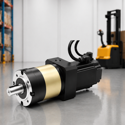 Motor Servo Sinkron Magnet Permanen 48V 400W 3000rpm untuk AGV dan Forklift Kecil