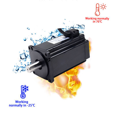 Tahan Air 5.6Nm Torsi Tinggi DC Servo Motor 24v 80mm Diameter