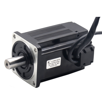 Encoder Absolut 80mm Robot Servo Motor 48V 750W Dengan Rem
