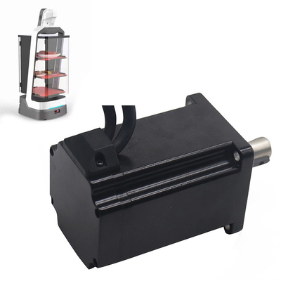 Torsi Tinggi 80mm 1000W AGV Servo Motor 48V Dengan Incremental Encoder